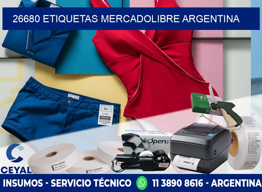 26680 ETIQUETAS MERCADOLIBRE ARGENTINA