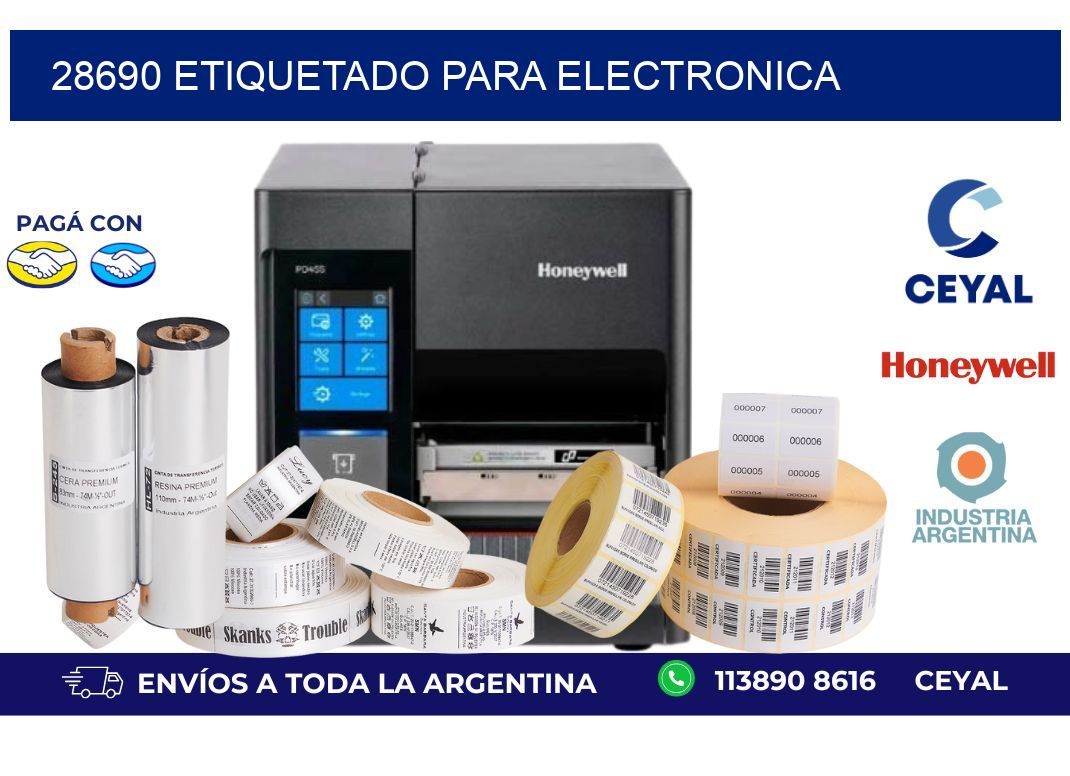 28690 ETIQUETADO PARA ELECTRONICA