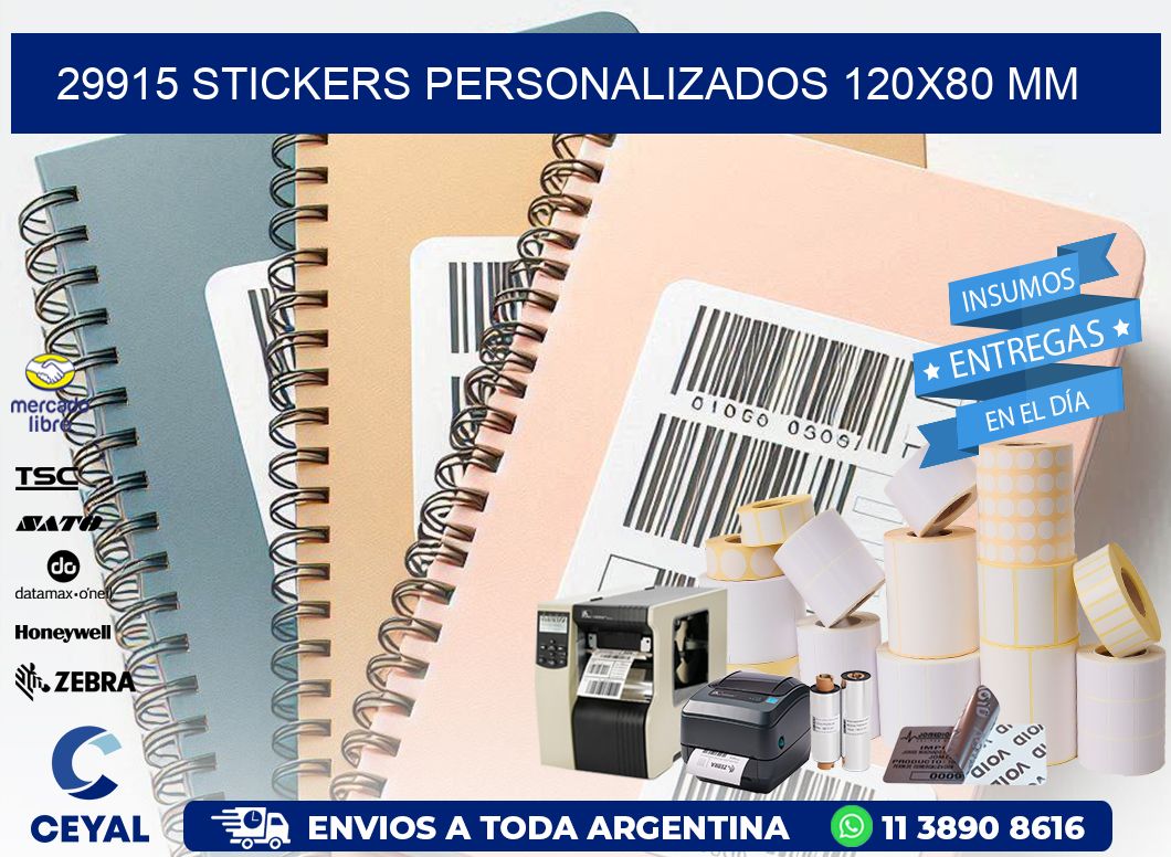 29915 STICKERS PERSONALIZADOS 120x80 mm