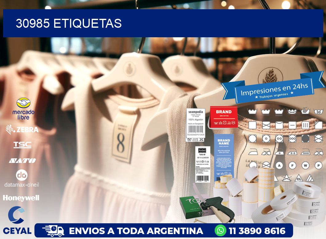 30985 ETIQUETAS