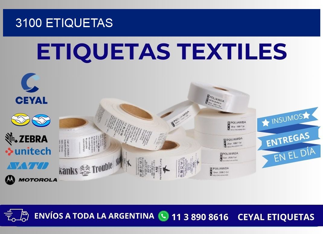 3100 ETIQUETAS