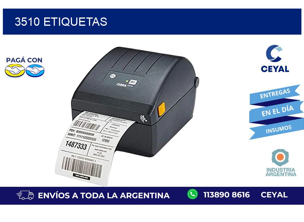 3510 ETIQUETAS