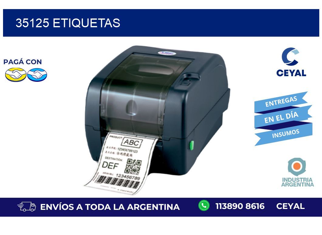 35125 ETIQUETAS
