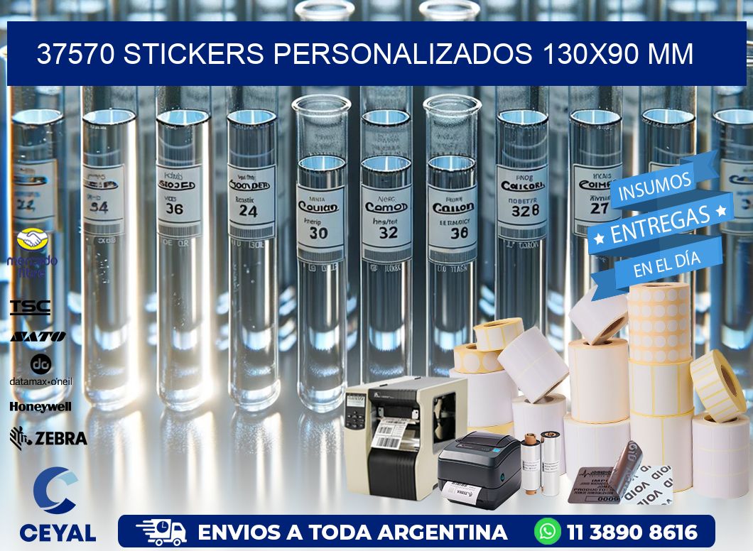 37570 STICKERS PERSONALIZADOS 130×90 mm