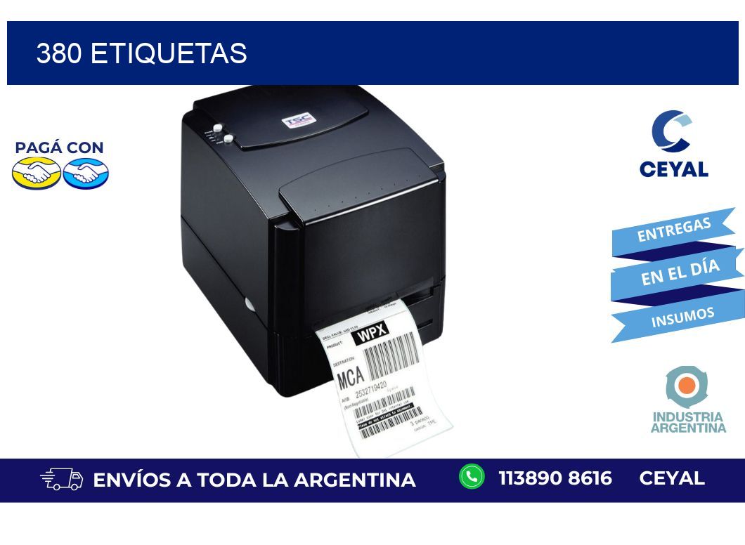 380 ETIQUETAS