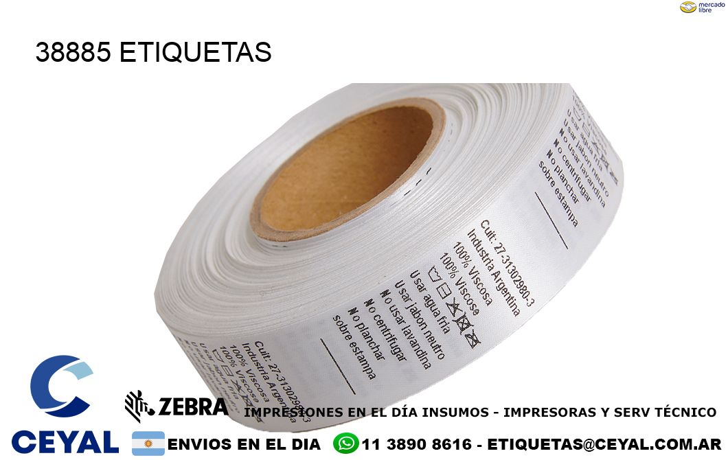 38885 ETIQUETAS