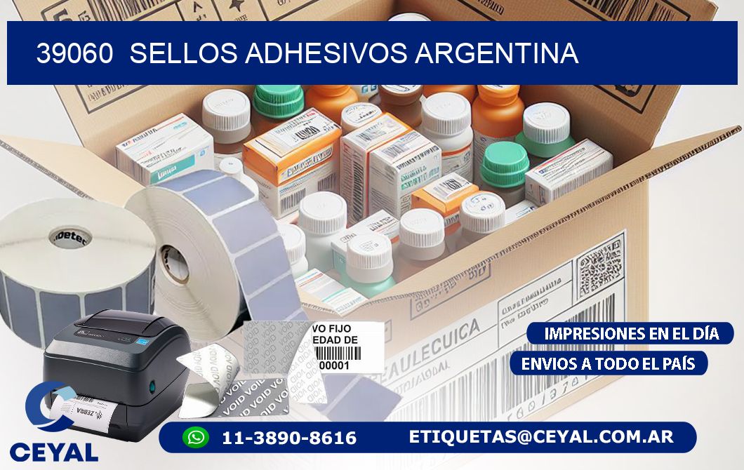 39060 Sellos Adhesivos Argentina