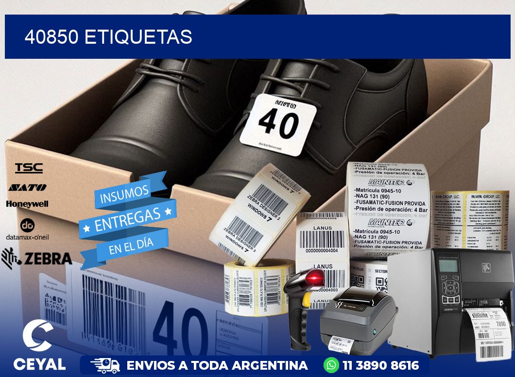 40850 ETIQUETAS