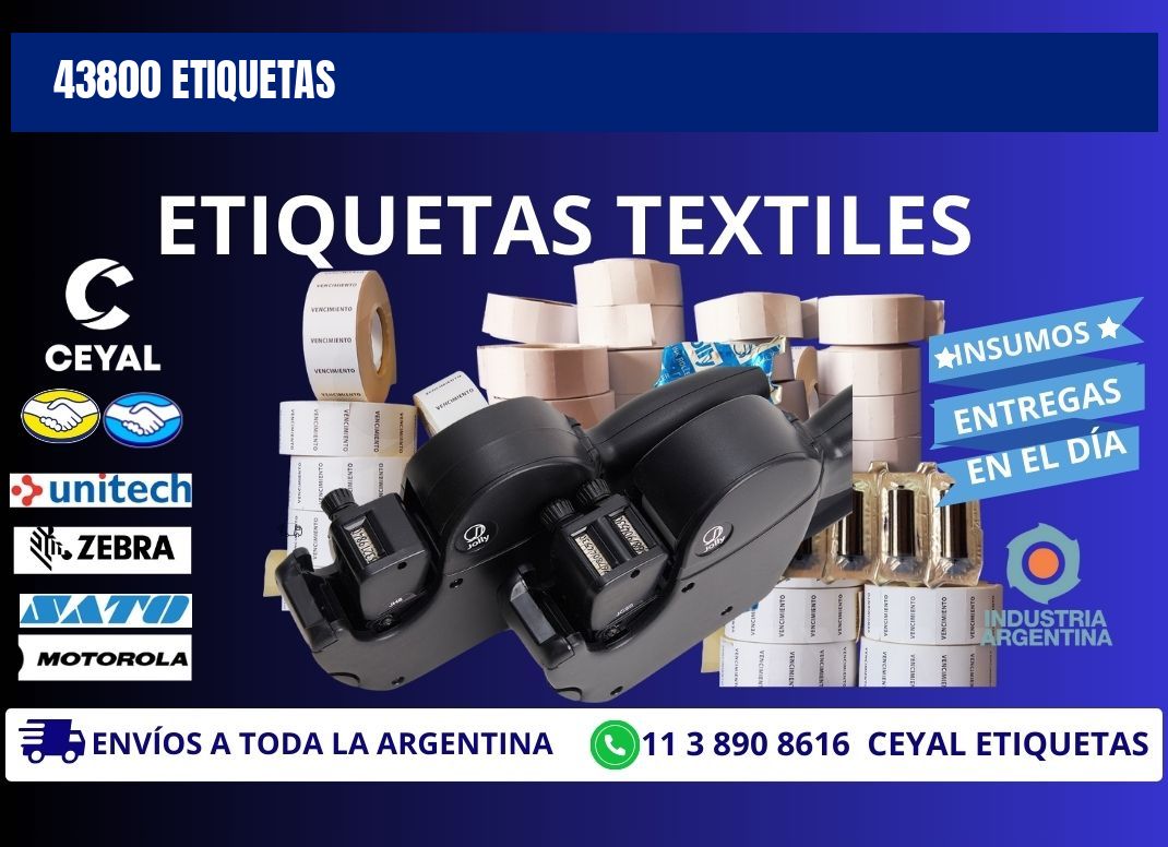 43800 ETIQUETAS