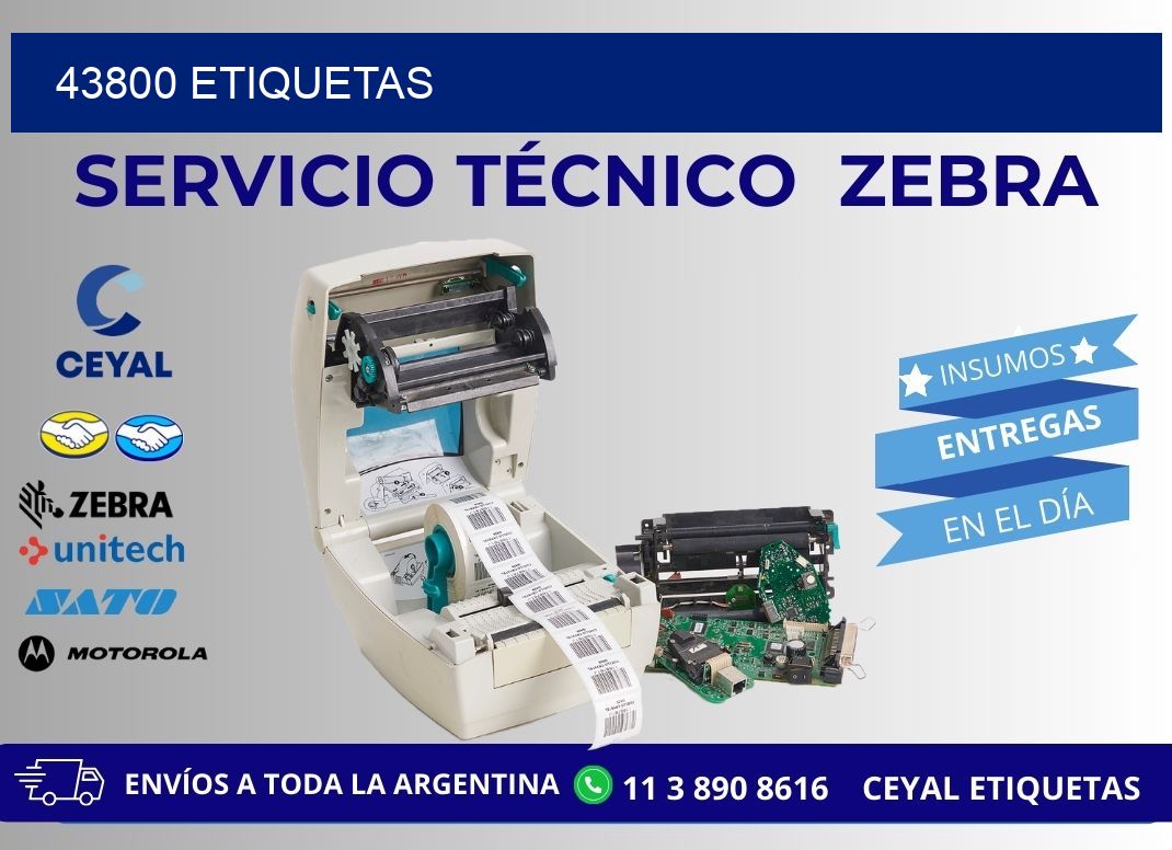 43800 ETIQUETAS