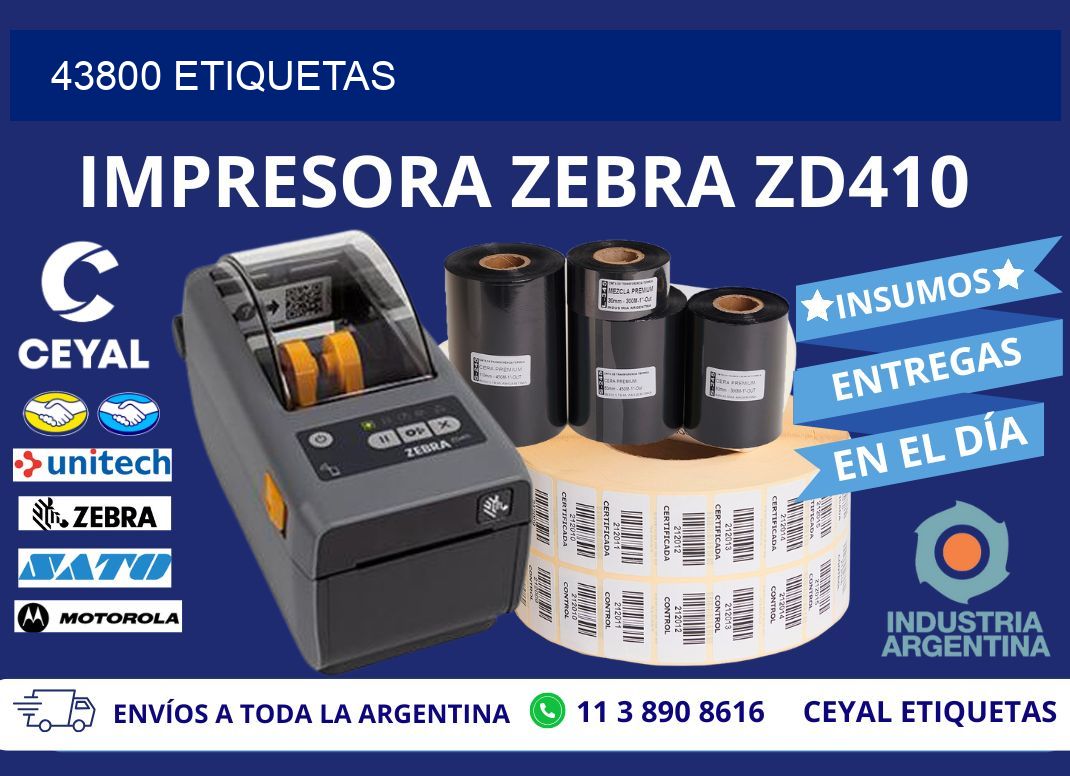 43800 ETIQUETAS
