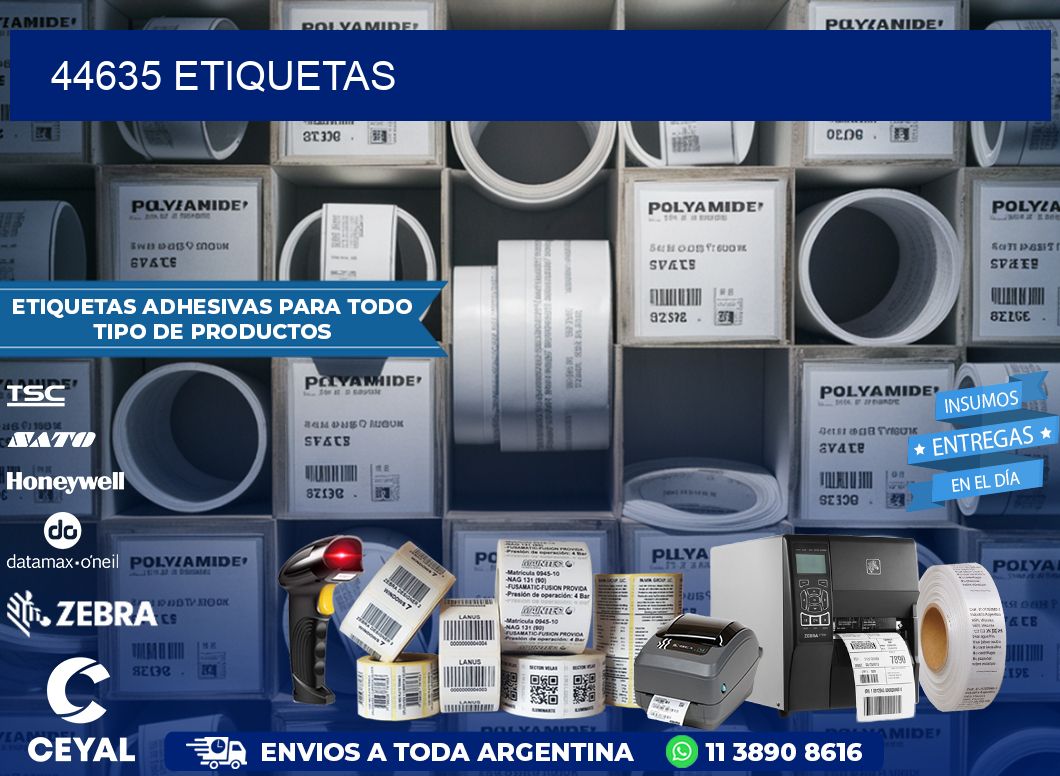 44635 ETIQUETAS
