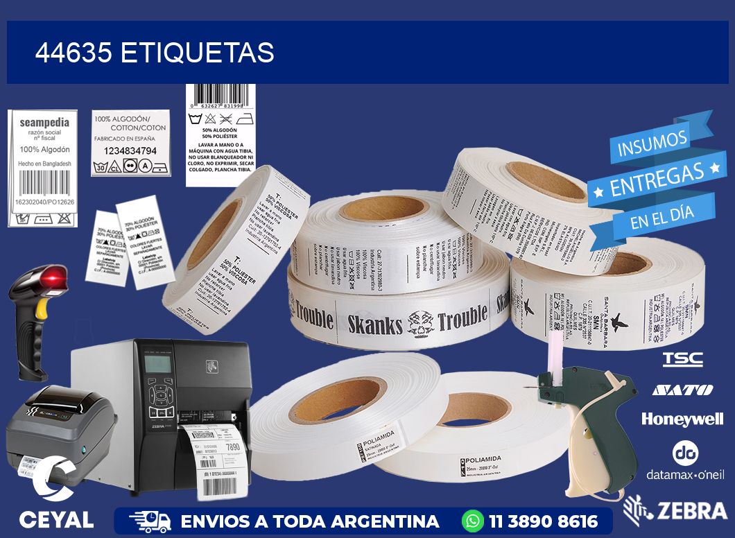 44635 ETIQUETAS