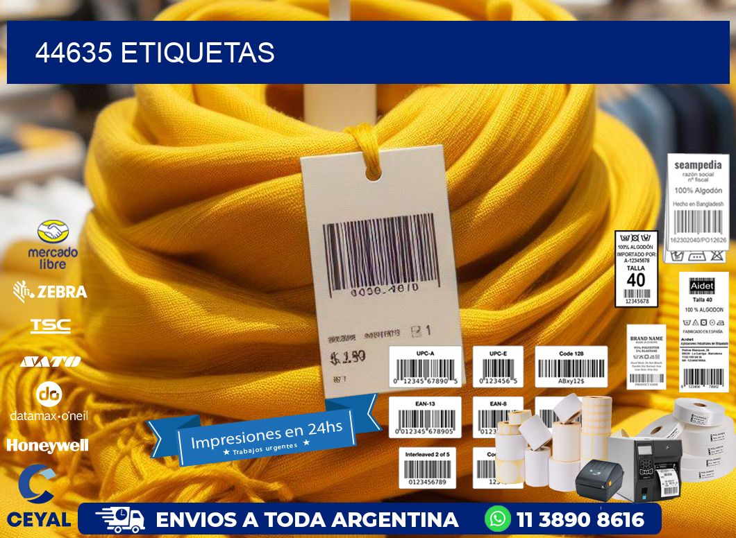44635 ETIQUETAS