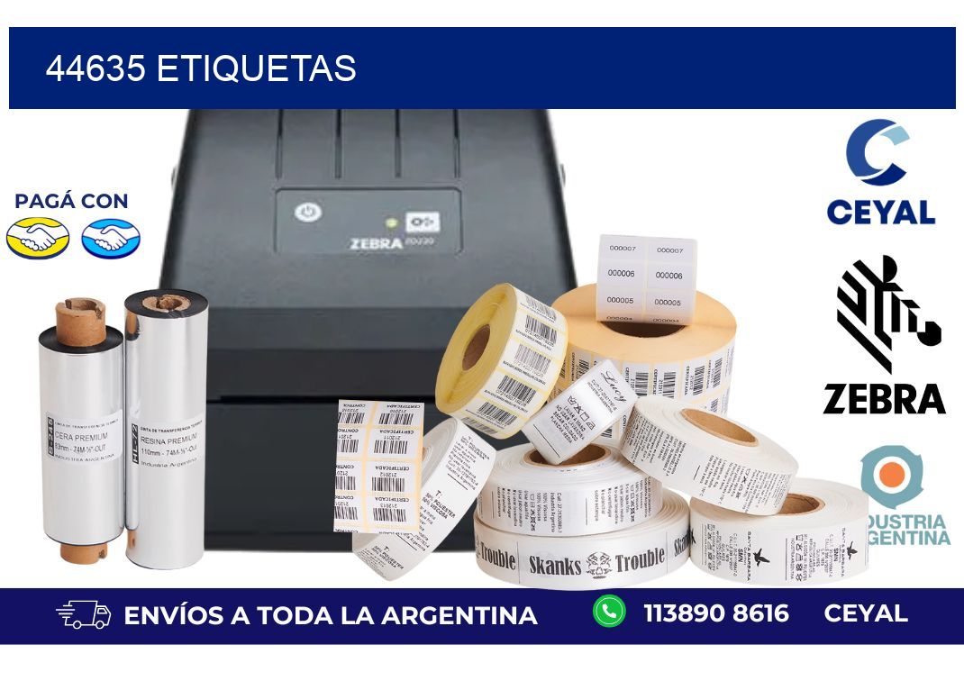 44635 ETIQUETAS