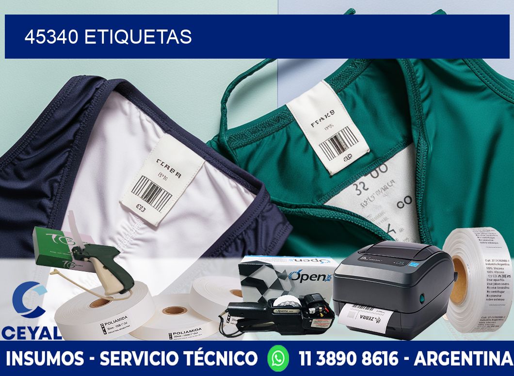 45340 ETIQUETAS
