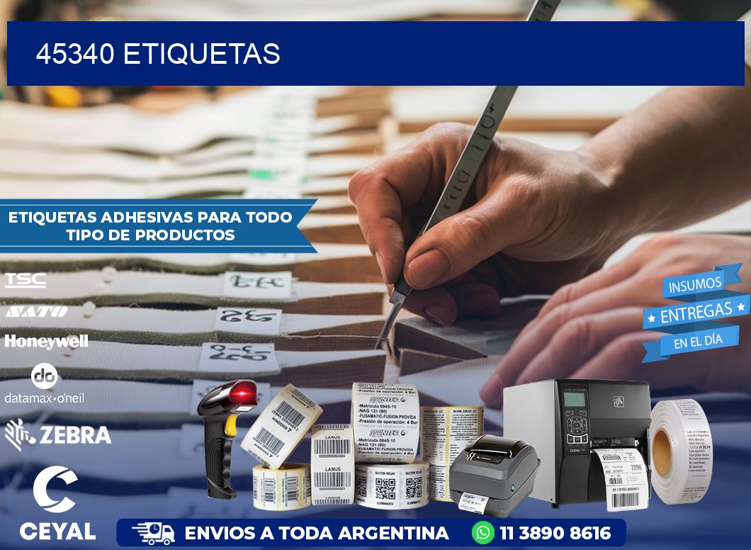 45340 ETIQUETAS