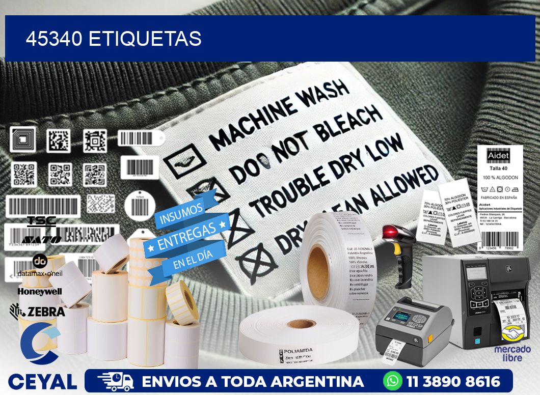45340 ETIQUETAS