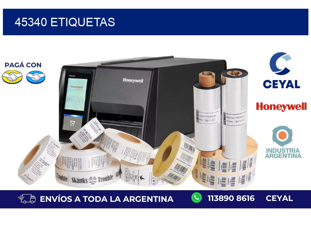 45340 ETIQUETAS