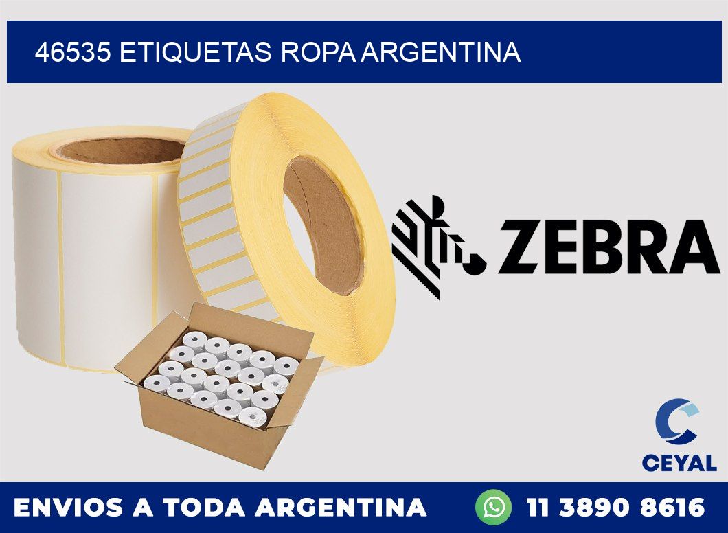 46535 ETIQUETAS ROPA ARGENTINA