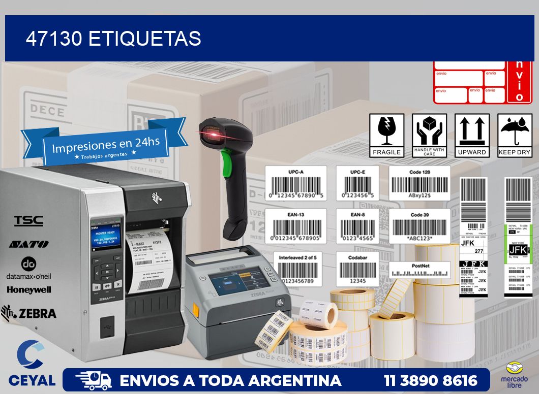47130 ETIQUETAS