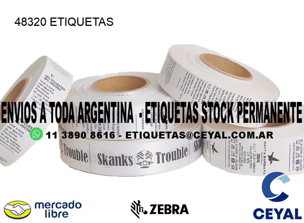 48320 ETIQUETAS
