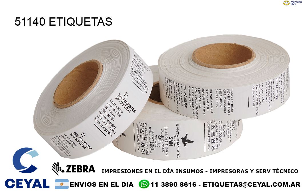 51140 ETIQUETAS