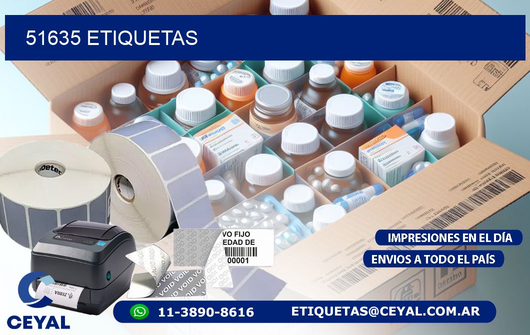 51635 ETIQUETAS