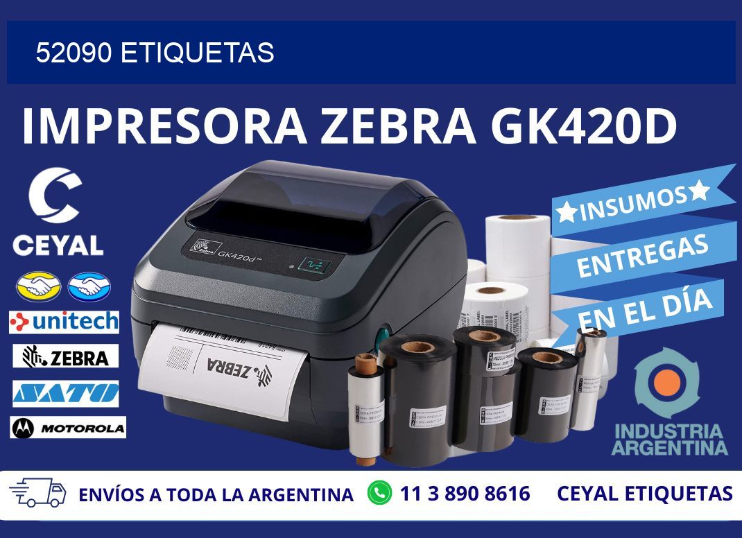 52090 ETIQUETAS