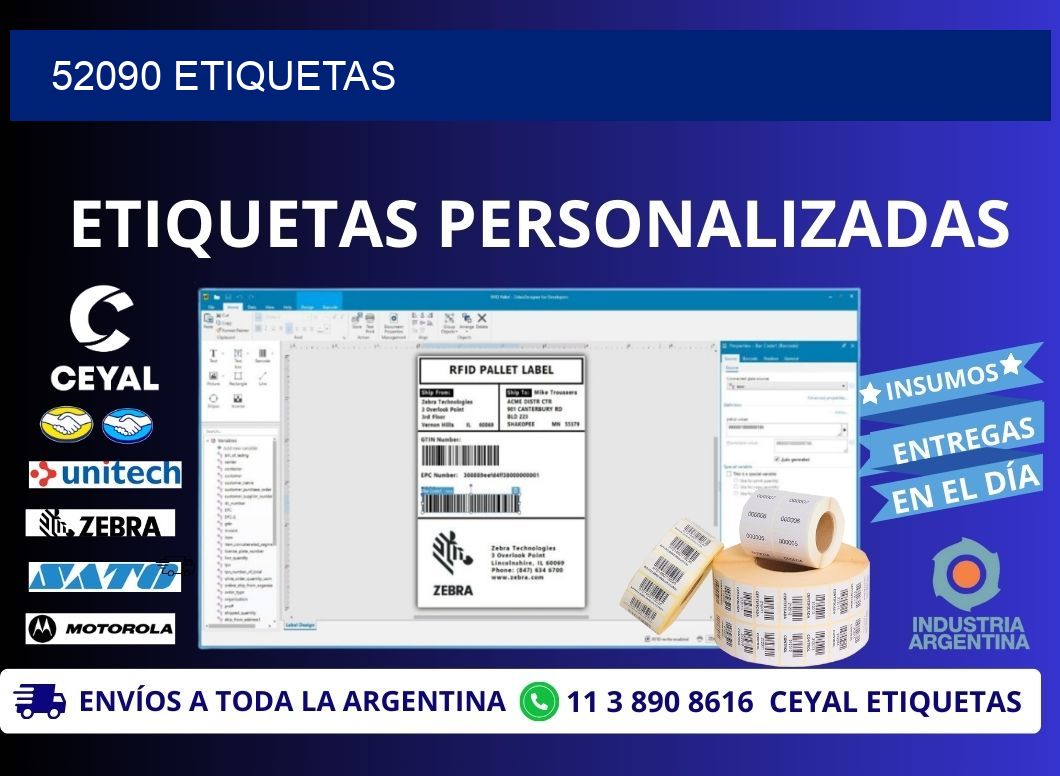 52090 ETIQUETAS