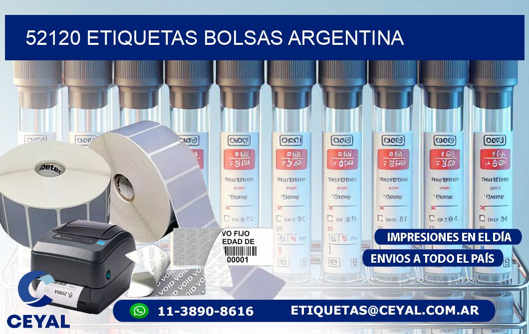 52120 ETIQUETAS BOLSAS ARGENTINA