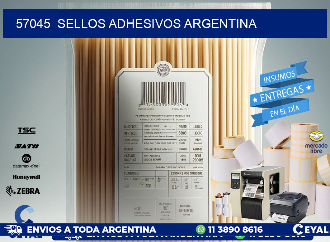 57045 Sellos Adhesivos Argentina