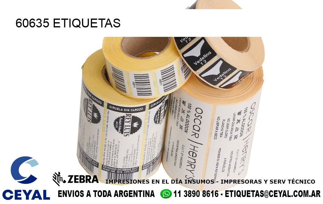 60635 ETIQUETAS