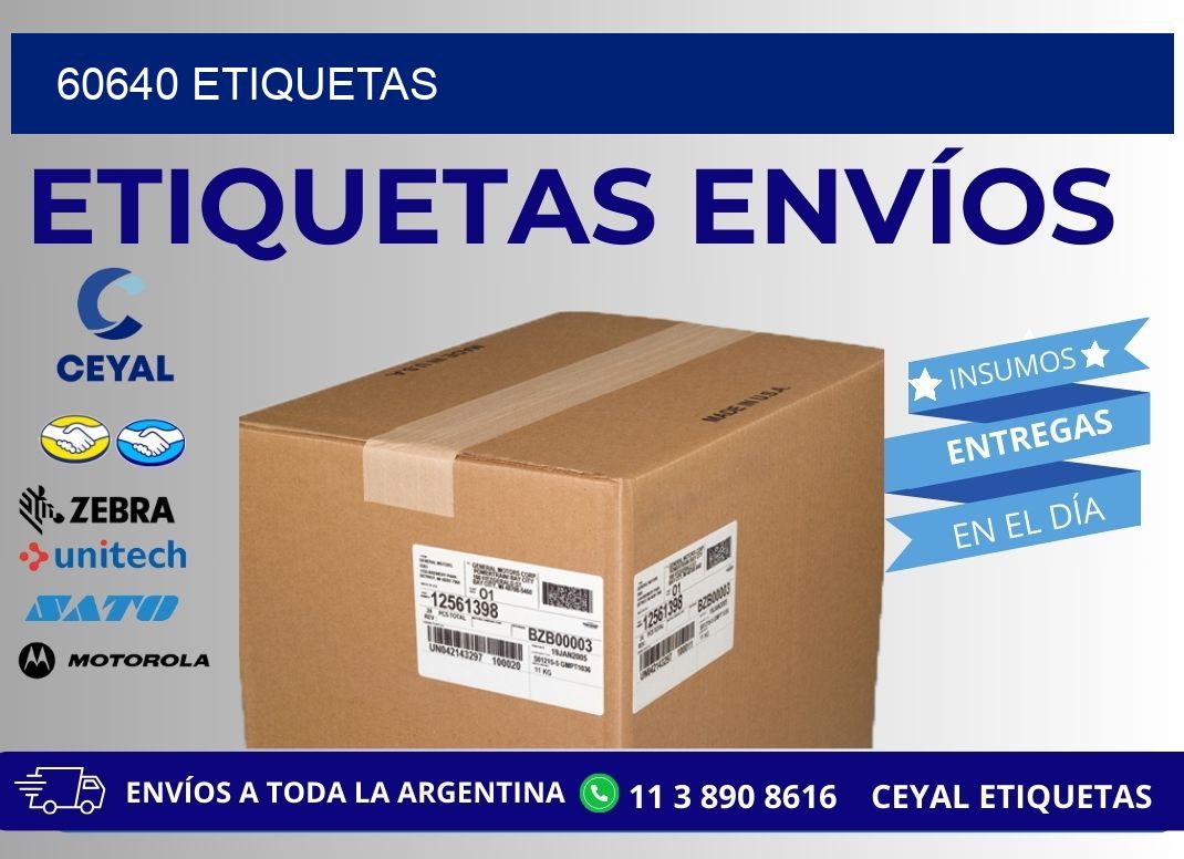 60640 ETIQUETAS