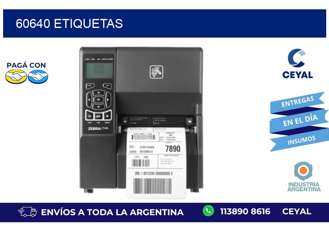 60640 ETIQUETAS