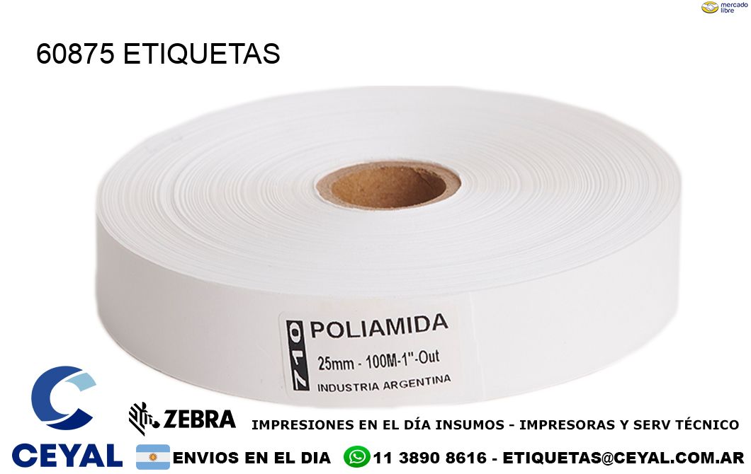 60875 ETIQUETAS