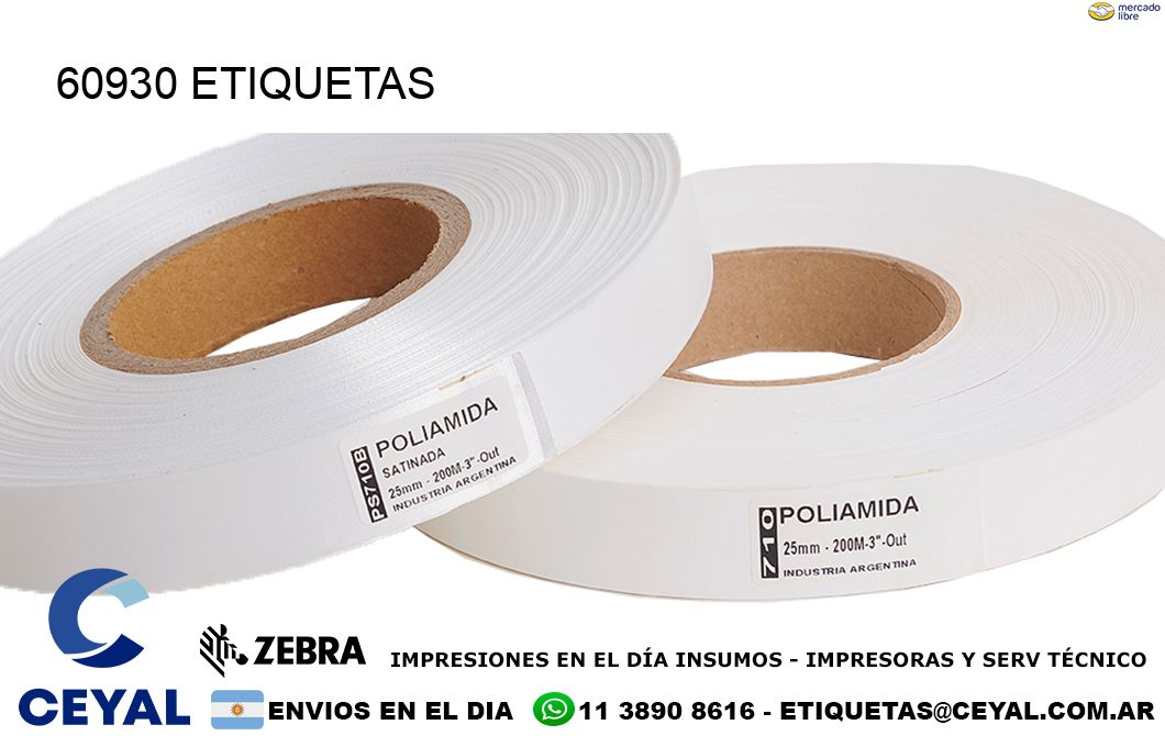 60930 ETIQUETAS