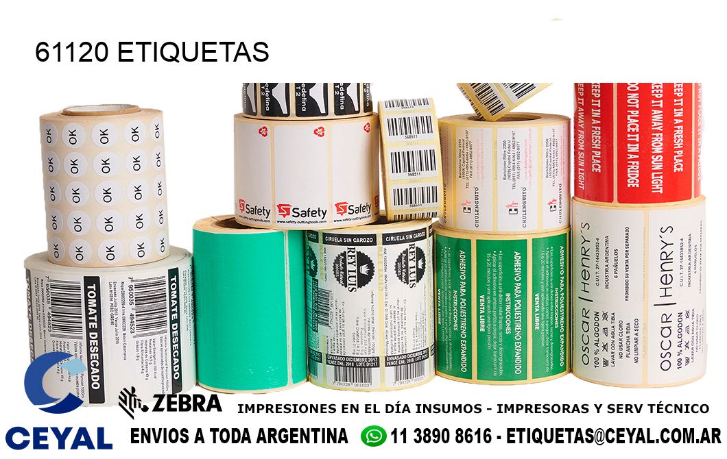 61120 ETIQUETAS