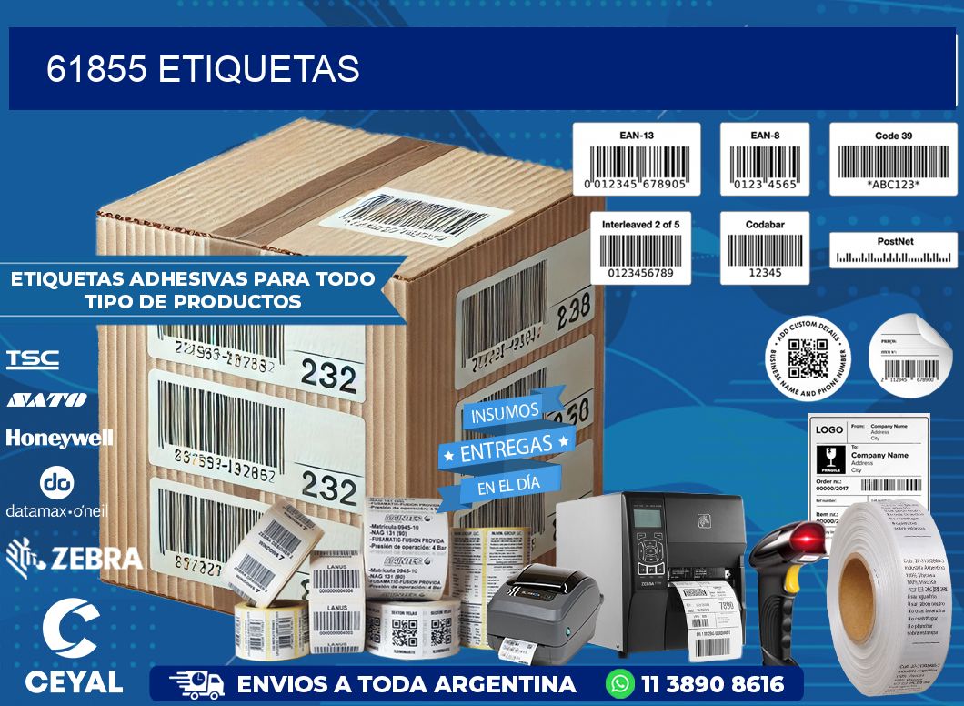 61855 ETIQUETAS