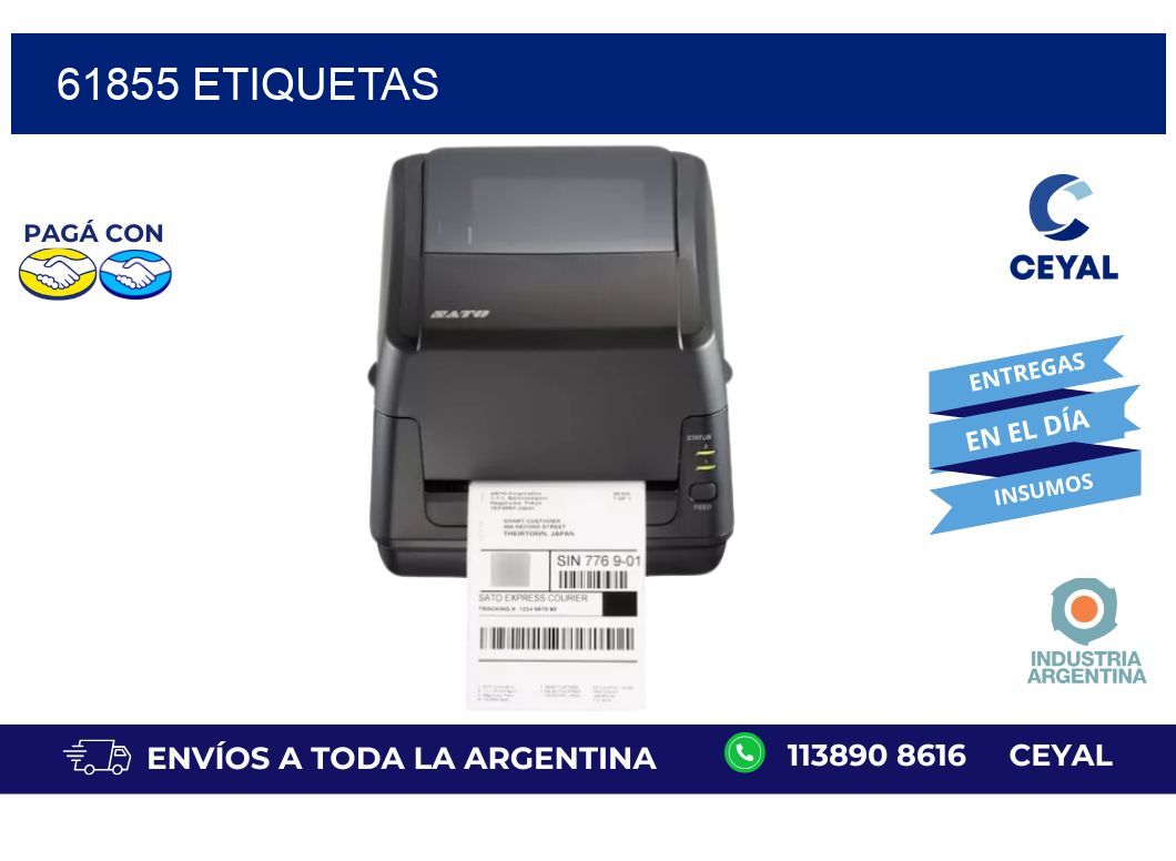 61855 ETIQUETAS