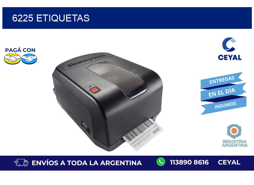 6225 ETIQUETAS