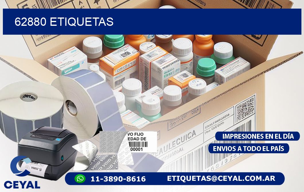 62880 ETIQUETAS