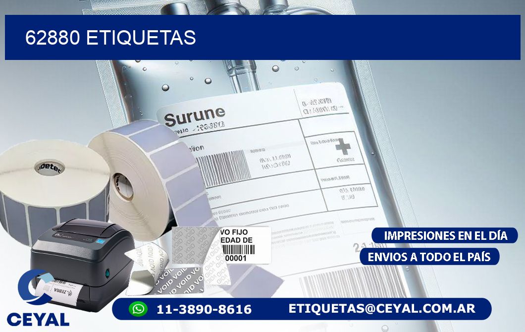 62880 ETIQUETAS