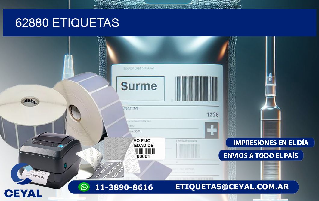 62880 ETIQUETAS