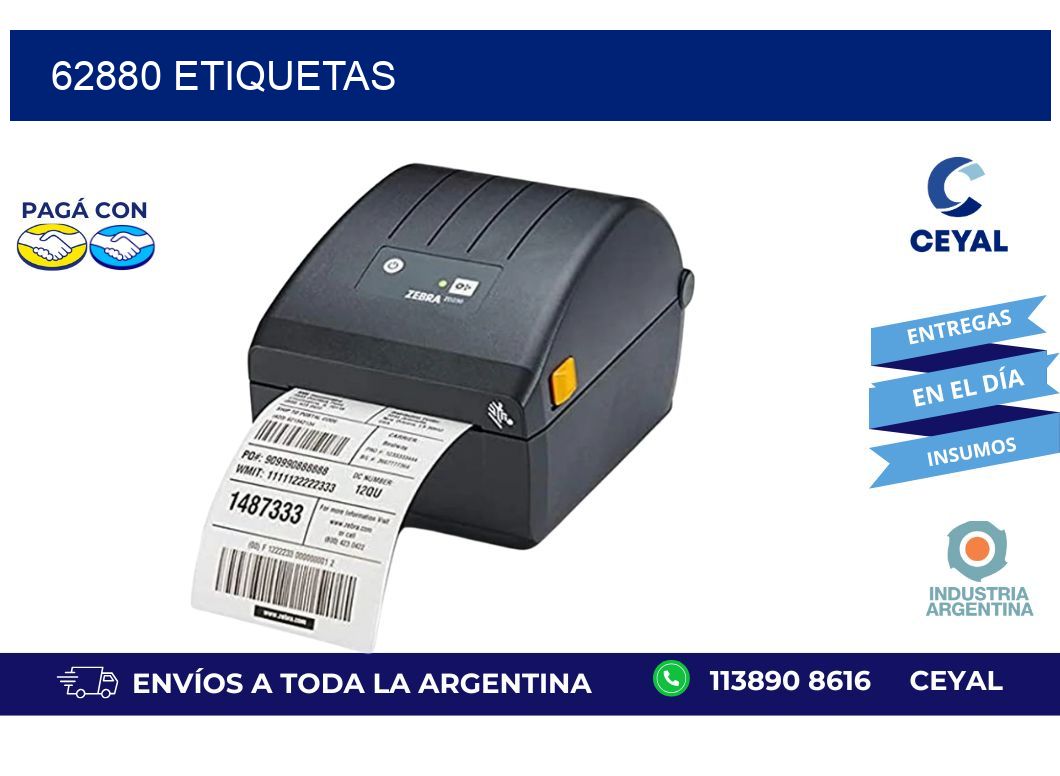 62880 ETIQUETAS