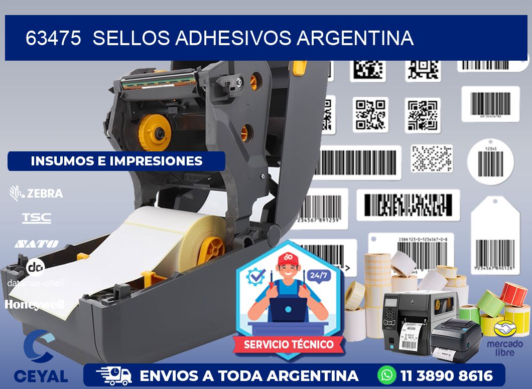 63475 Sellos Adhesivos Argentina