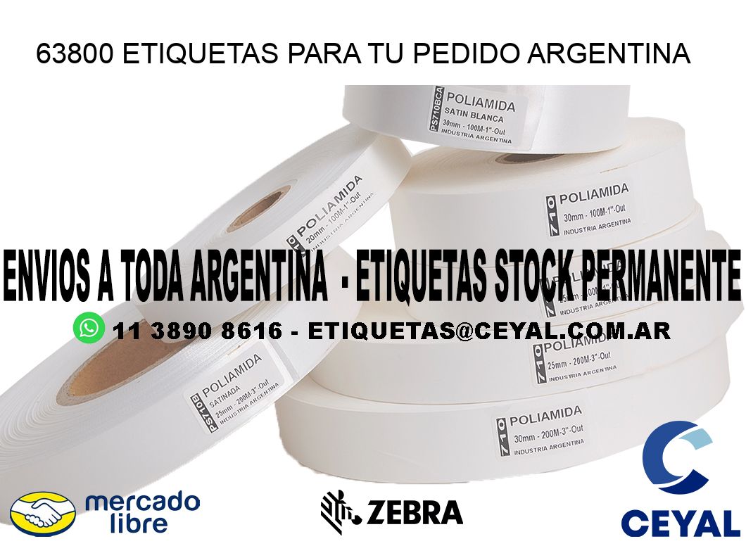 63800 ETIQUETAS PARA TU PEDIDO ARGENTINA