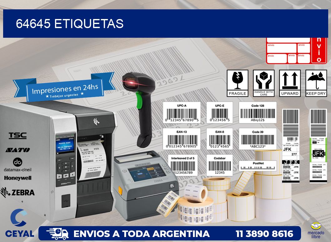 64645 ETIQUETAS