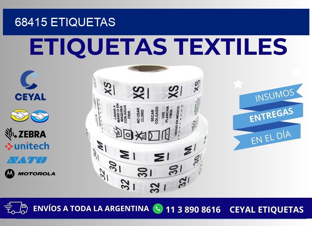 68415 ETIQUETAS