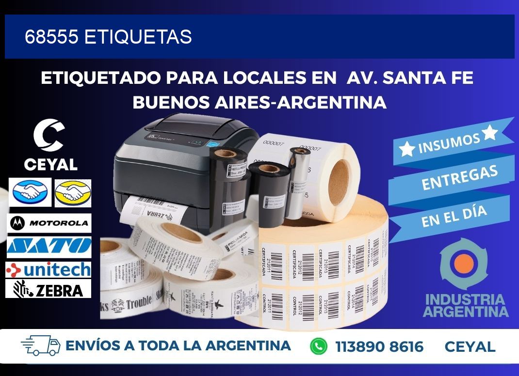 68555 ETIQUETAS